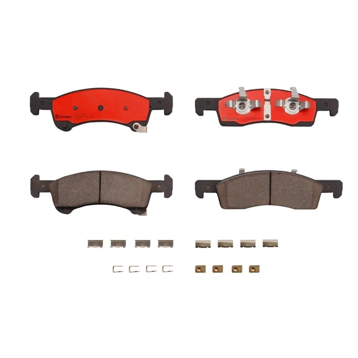 BREMBO P24111N Brembo P24111N Premium Ceramic Front Disc Brake Pad Set FORD USA/LINCOLN OE# 2L1Z2001AA