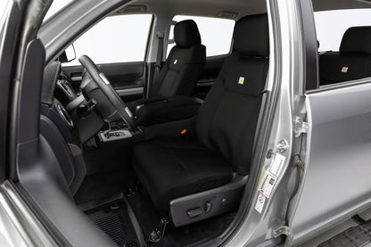Covercraft GTC4330ABCOBK Carhartt Super Dux PrecisionFit Custom Front Row Seat Covers - Black