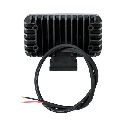TRAILFX 3X2WLF1 TrailFX 3X2WLF1 Rectangle LED Light Utility Work Light 4.4x2.2 Inch 9W Flood Beam 1250 Raw Lumens Black Aluminum IP67 and IP69K Pedestal Mount with Installation Bracket and Hardware