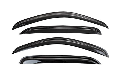 TRAILFX 4531H TrailFX Rainguard Window Vents Fits Chevrolet Tahoe 2015-2020 Smoke Acrylic Low Profile Tape-On Side Window Deflectors Set of 4 Rainguards TrailFX 4531H