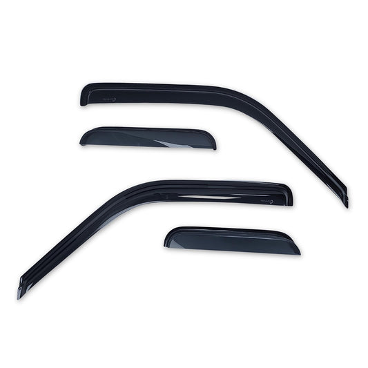 TRAILFX 4231H TrailFX Rainguards Fits 1988-1999 Chevrolet C1500 Extended Cab Smoked Window Vents Low Profile Tape-On Acrylic Window Covers Outside Channel Mount Set of 4 TrailFX 4231H 4 Piece Set
