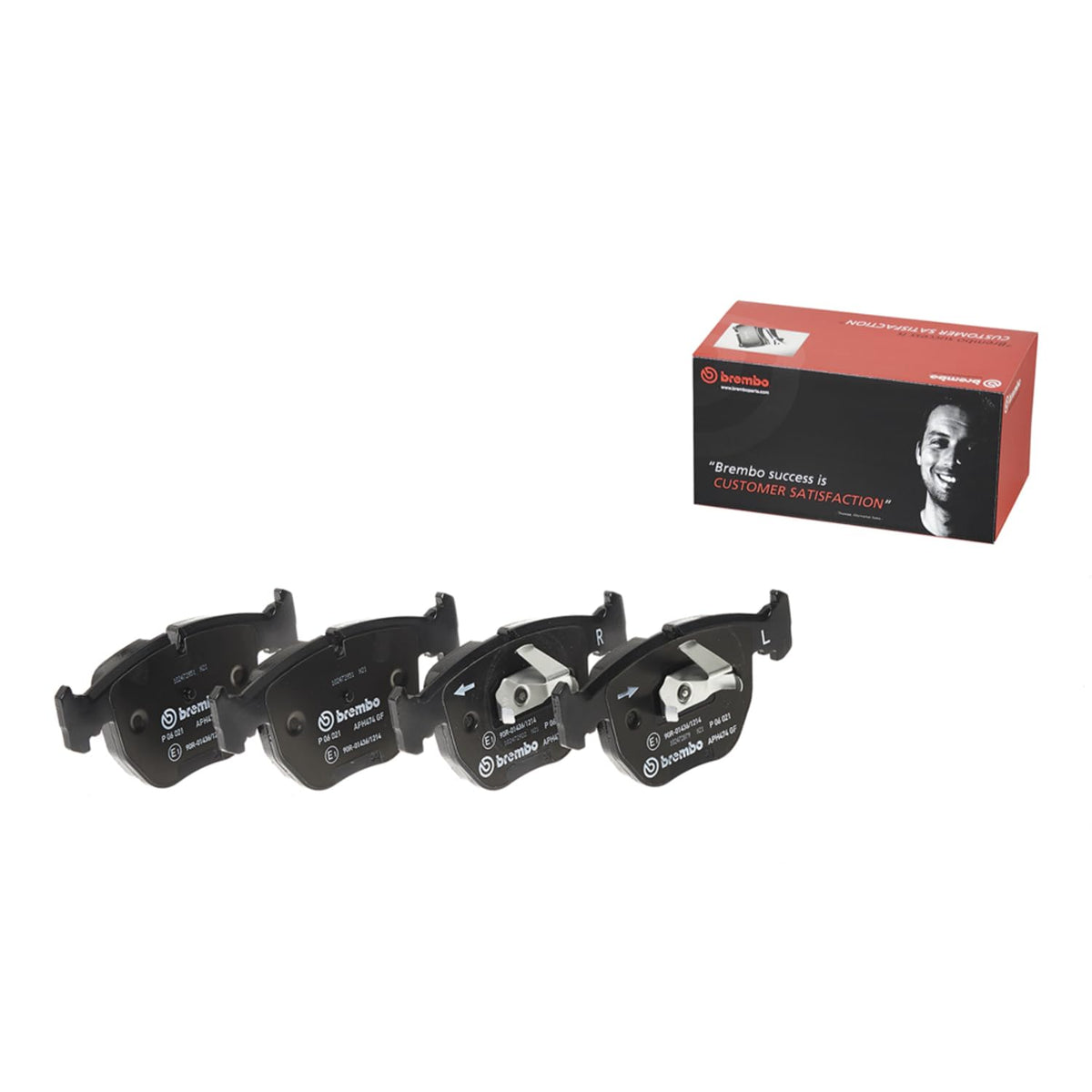 BREMBO P06021 Brembo P06021 Low-Met Front Disc Brake Pad Set ALPINA/BMW OE# 34111163227