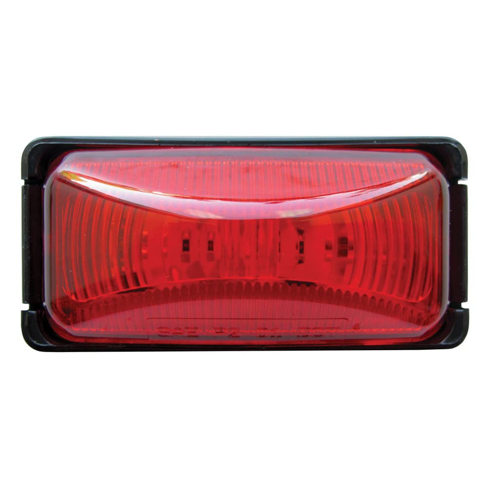 OPTRONICS AL90RK Optronics AL90RK Amber Mini Thinline Sealed LED Clearance/Marker Light Kit, Red