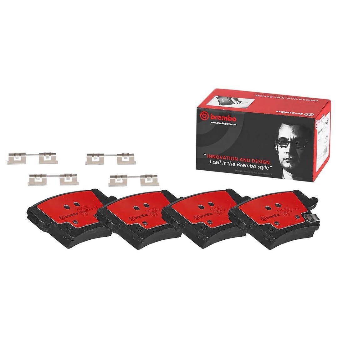 BREMBO P11040N Brembo P11040N Premium Ceramic Rear Disc Brake Pad Set CHRYSLER/DODGE OE# 05142560AB