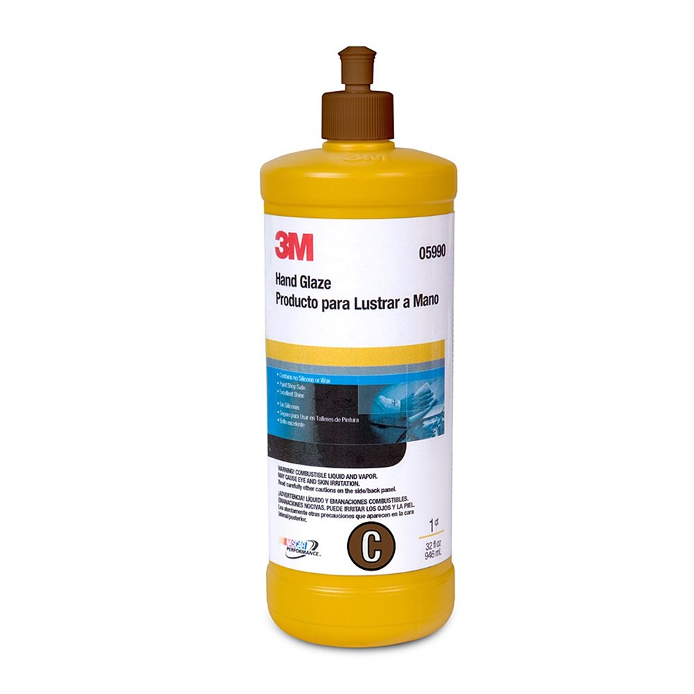 3M 05990 3M Hand Glaze, 05990, 1 qt (32 fl oz)