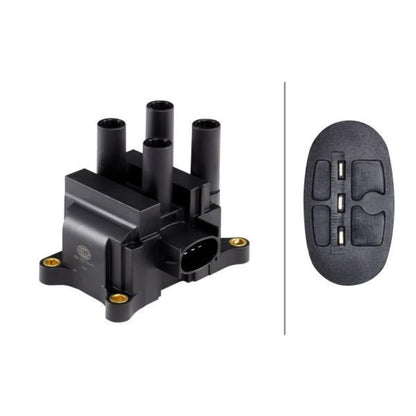 Hella 193175411 Ignition Coil, 3-pin