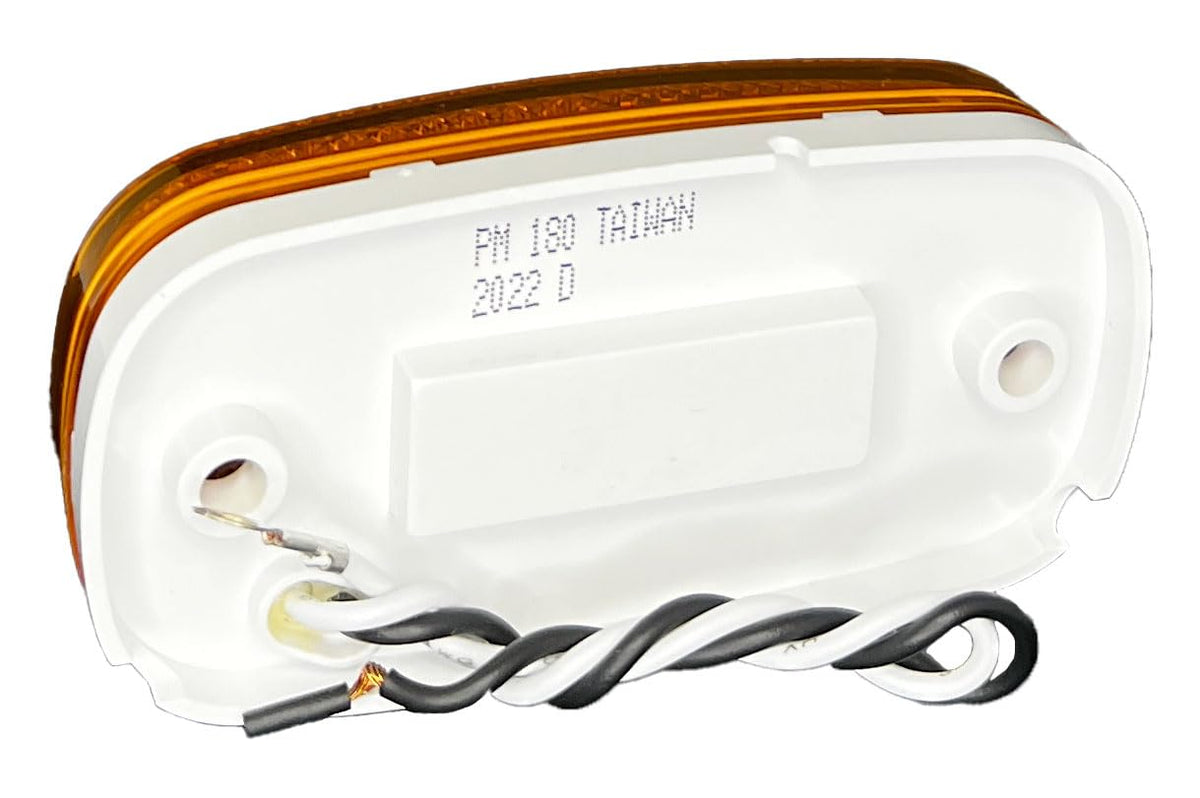 RV DESIGNER L901 RV Designer L901-4.13x 2 Amber Oblong Reflex LED Marker/Clearance Light