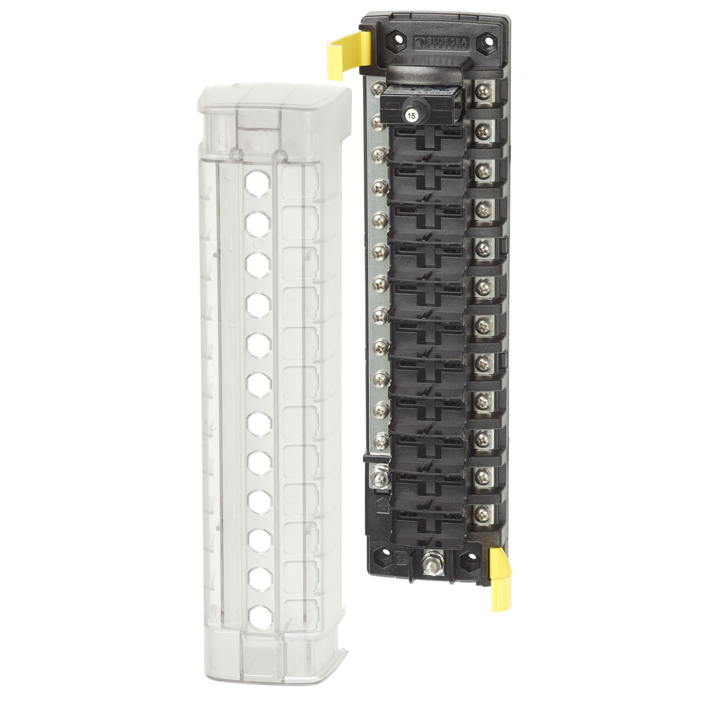Blue Sea Systems 5054 Blue Sea 5054 ST CLB Circuit Breaker Block - 12 Position w/Negative Bus