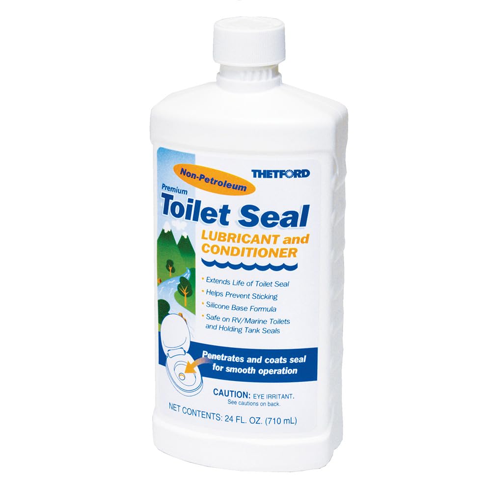 Thetford 36663 RV Toilet Seal Lube and Conditioner - Toilet Seal Lubricant - 24 oz - Thetford 36663