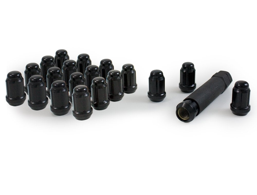 GORILLA K5CS-12150BGR Gorilla Automotive 21133BC Small Diameter Acorn Black 5 Lug Kit (12mm x 1.50 Thread Size) - Pack of 20