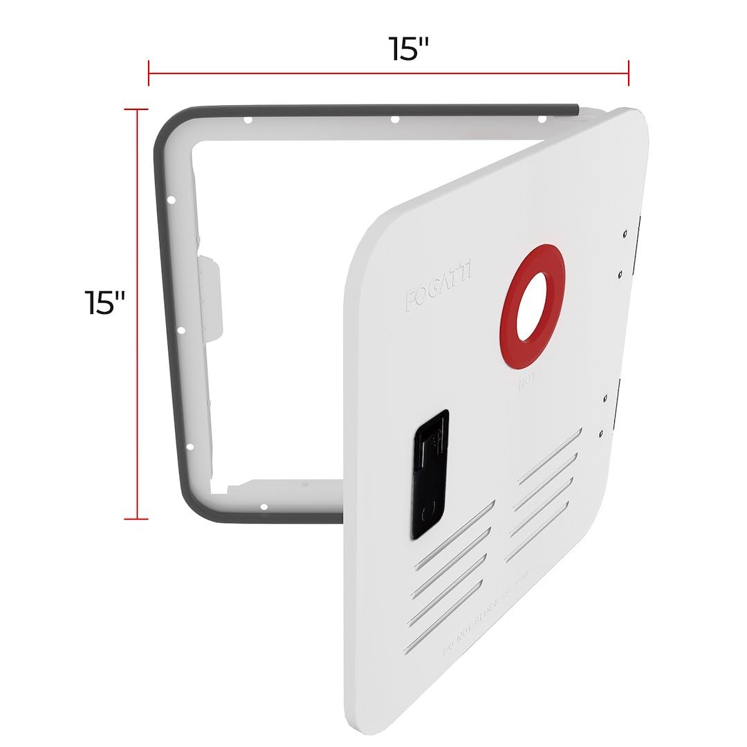FOGATTI FSWD-1515/WHITE Fogatti - Fswd-1515/White - 15 * 15 Door Kit - White