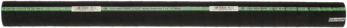 Gates 24238 Green Stripe 2-Ply Straight Coolant Hose-3'