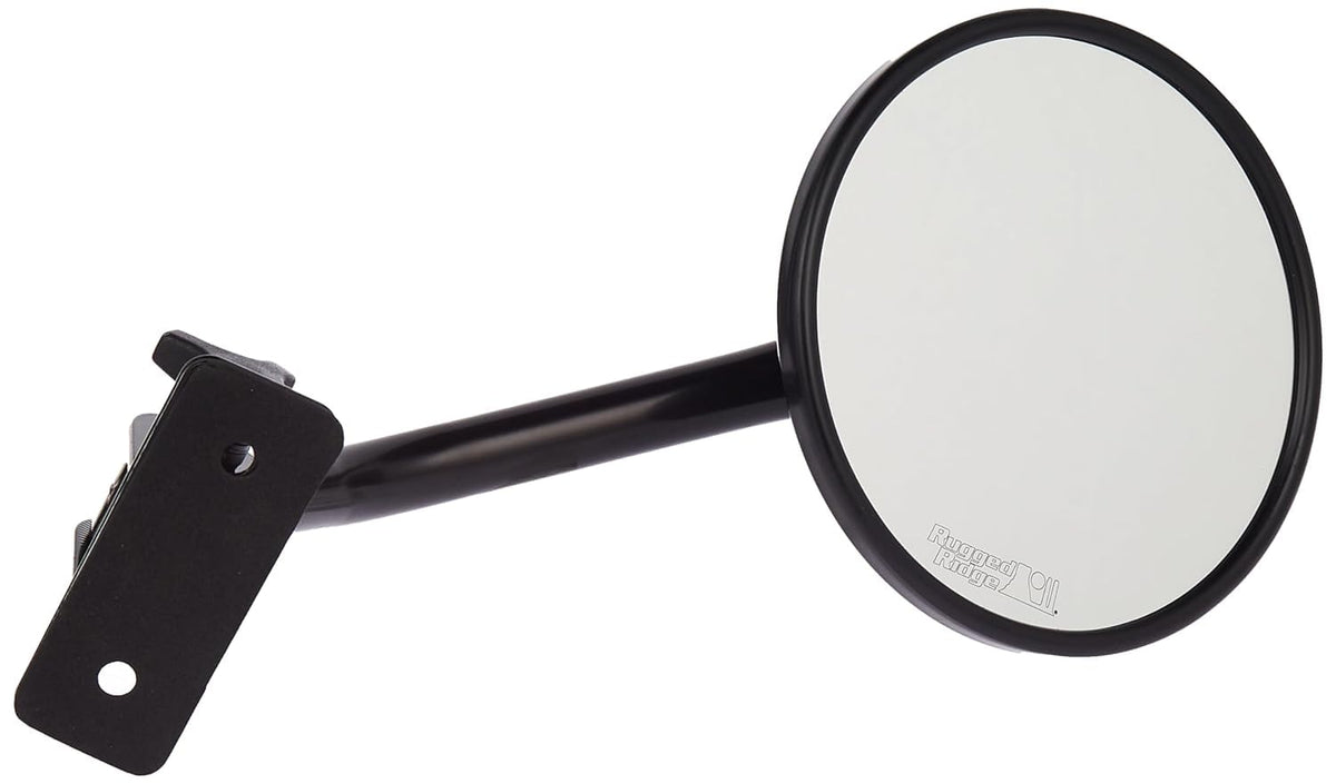 RUGGED RIDGE 11025.11 Rugged Ridge | Quick Release Mirror, Round, Black | 11025.11 | Fits 1997-2018 Jeep Wrangler TJ/LJ/JK/JKU