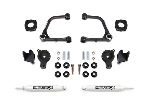FABTECH K7089 Fabtech 3 UCA KIT W/UNIBALLS & FR SHK SPCRS & RR AIR BAG SPCRS & RR PERF SHOCKS 2022 TU K7089