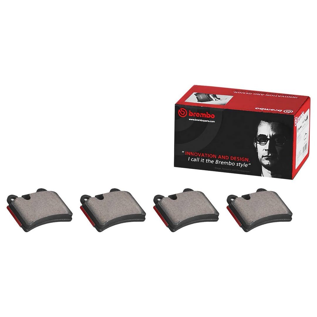 BREMBO P85108N Brembo P85108N Premium Ceramic Rear Disc Brake Pad Set VW OE# 3C0698451C