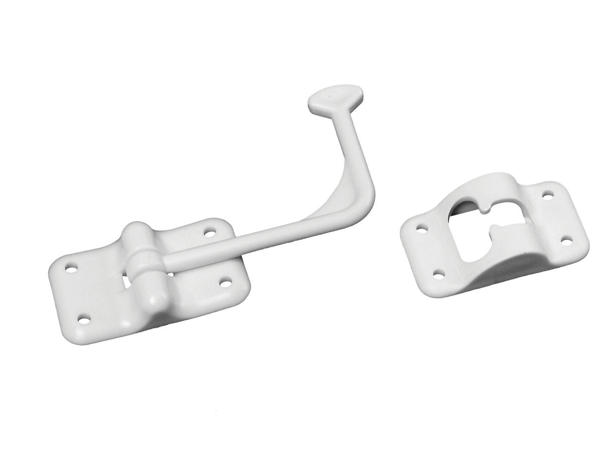 RV DESIGNER E250 RV Designer E250-90° T-Style RV Entry Door Holder, White