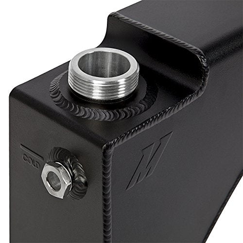 MISHIMOTO MMRT-F2D-99EMWBK Mishimoto MMRT-F2D-99EMWBK Aluminum Degas Reservoir Tank Compatible With Ford 7.3 Powerstroke 1999-2003 Wrinkle Black