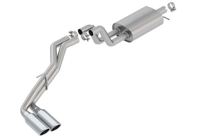 BORLA 140789 BORLA 140788 Cat-Back System for 2019-2023 Ford Ranger 2.3L 4 Cyl. Auto. Trans.2 & 4 Wheel Drive SuperCab (Ext.) Cab With Std. Bed (6') 126.8" WB/SuperCrew (Crew) Cab With Short Bed (5') 126.8" WB.
