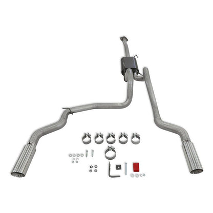 FLOWMASTER 818147 Flowmaster 818147 Force II Cat-Back Exhaust System Stainless Dual Exit Polished Tips