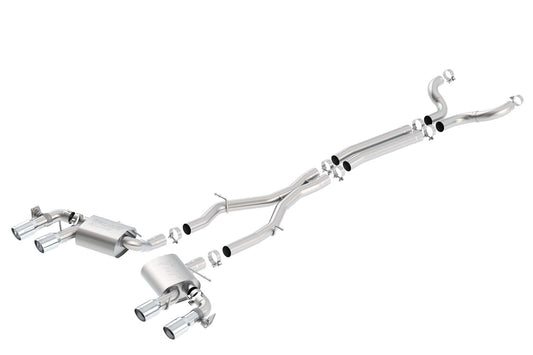 BORLA 140726 BORLA 140726 Cat-Back System for 2017-2023 Chevrolet Camaro ZL1 6.2L V8 Auto./ Manual Trans. With NPP (dual mode exhaust). NOT Recommended For Convertibles. Installation REQUIRES Cutting O.E. System