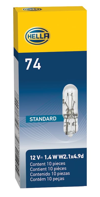 HELLA 74 Hella 74 BULB 74 12V 1.4W W2.
