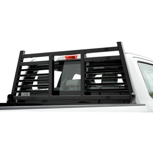 Cattleman FR302 Cattleman HD FR302 Headache Rack Fits Ford F-150 2021-2026 Black Powder-Coated Steel Can Be Used with Cross Bed Tool Box with Louvers
