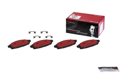 BREMBO P24128N Brembo P24128N Premium Ceramic Front Disc Brake Pad Set FORD USA/LINCOLN OE# 6W1Z2001A
