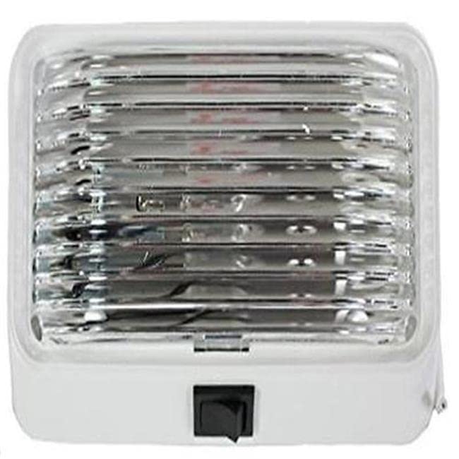 ARCON 20673 Arcon 20673 Bright White LED Porch Light with Clear Lens