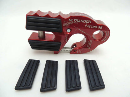 FACTOR 55 00091 Factor 55 Rubber Guard for FlatLink and UltraHook XXL Shackles, Pack of 4