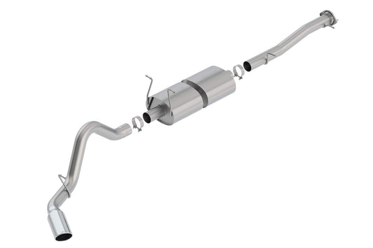 BORLA 140762 BORLA 140762 Cat-Back System for 2015-2019 Chevrolet Silverado 2500/3500/ GMC Sierra 2500/3500 6.0L V8 AT/MT 2 & 4 Wheel Drive 4 Door Crew Cab With Standard Bed (6' 6") 153.7" WB. EXCEPT DRW.