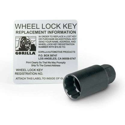 GORILLA 71601N Gorilla Automotive 71601N 14mm x 2.00 Acorn Lug Nut,Chrome