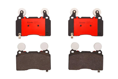BREMBO P10064N Brembo P10064N Premium Ceramic Front Disc Brake Pad Set CADILLAC/CHEVROLET OE# 22907156