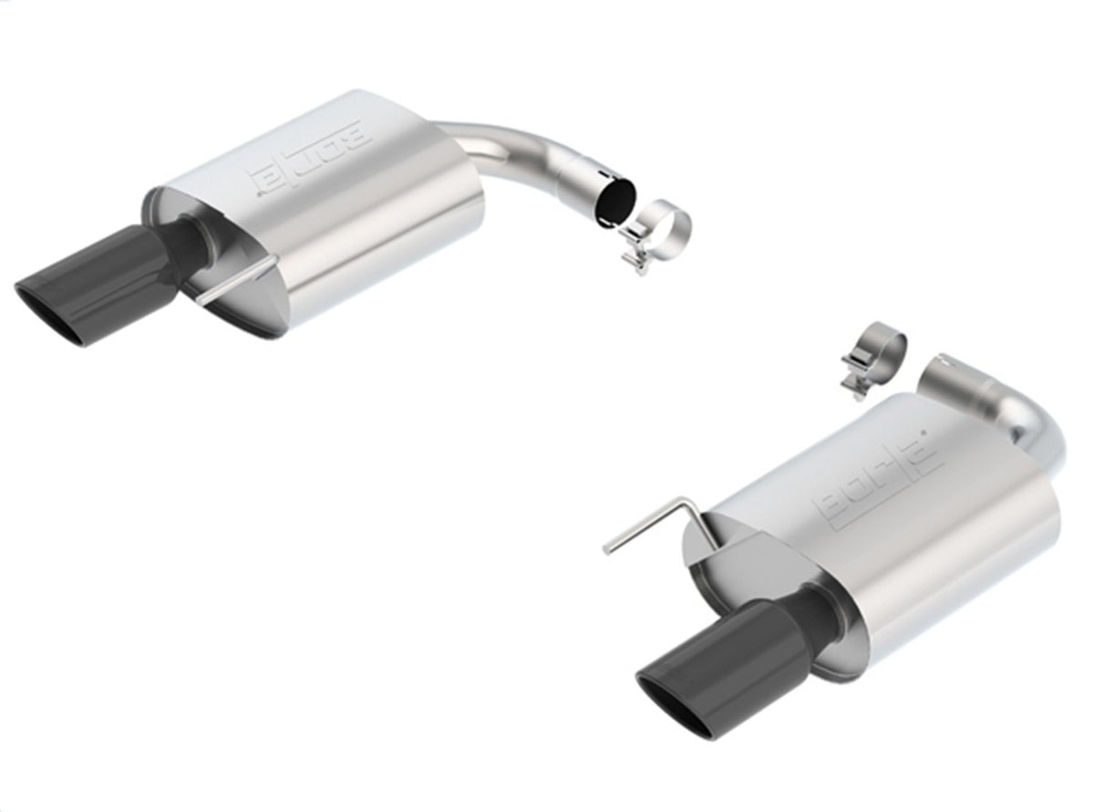 BORLA 11887BC BORLA 11887BC Axle-Back Performance Exhaust System for 2015-2017 Ford Mustang GT/GT Convertible 5.0L V8 Automatic/Manual Transmission.
