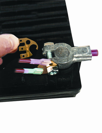 WIRTHCO 30703 Battery Doctor WirthCo Patented Top Post Tap Terminal and Frame Ground Kit with 3 Slip-On Terminals, Blue Yellow Red (30703)