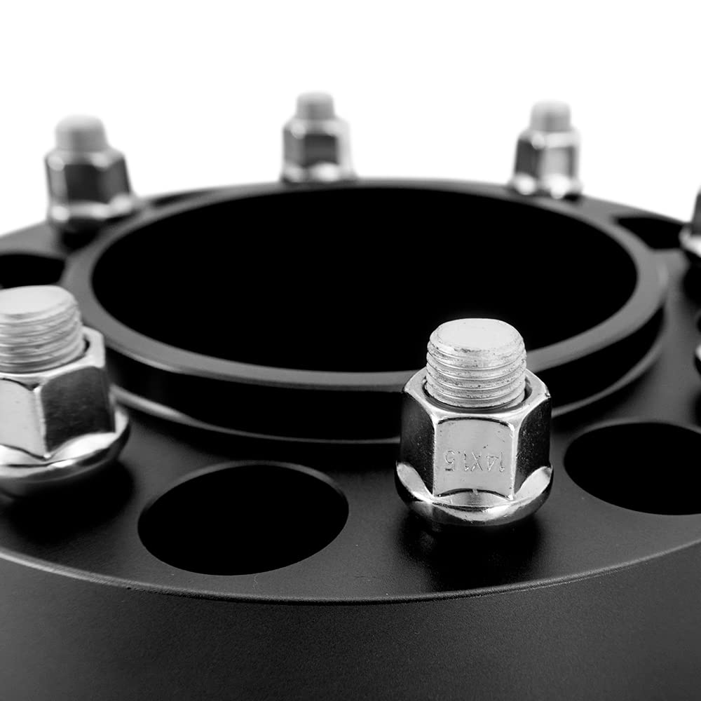 MISHIMOTO BNWS-005-250BK Mishimoto Borne Off-Road Wheel Spacers 6X139.7, 78.1mm Center Bore, M14 X 1.5, 1.00" Thick, Black