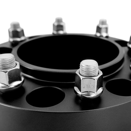 MISHIMOTO BNWS-005-250BK Mishimoto Borne Off-Road Wheel Spacers 6X139.7, 78.1mm Center Bore, M14 X 1.5, 1.00" Thick, Black