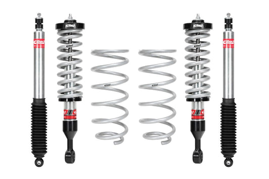 EIBACH E86-82-071-01-22 Eibach Suspension Lift Kit, PRO-TRUCK-LIFT STAGE 2, 2 to 4 in Front Lift, 1 in Rear Lift, Springs/Shocks, compatible with Toyota Midsize SUV 2010-24, Kit