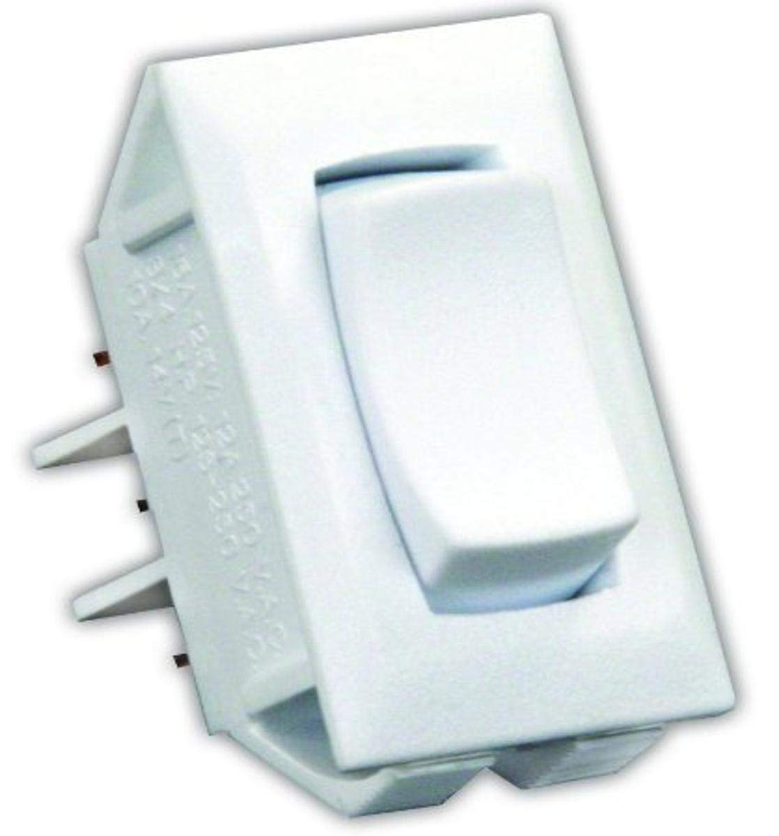 JR PRODUCTS 13435 JR Products 13435 On/Off/On Switch - White