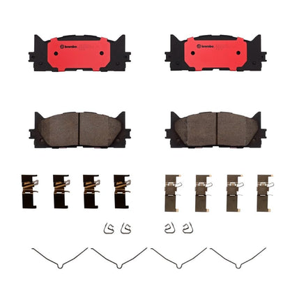 BREMBO P83117N Brembo P83117N Premium Ceramic Front Disc Brake Pad Set LEXUS/TOYOTA/TOYOTA (GAC) OE# 0446506070