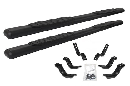 GO RHINO 105443580T Go Rhino 5" Oval 1000 Series Sidesteps & Brackets | Galvanized Steel, Textured Black | 105443580T | Fits 2022-2024 Toyota Tundra Double Cab Pickup