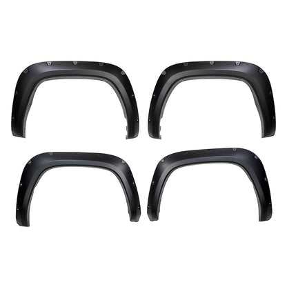 TRAILFX TFT3004S TrailFX TFT3004S Pocket Fender Flares Fits 2022-2025 Toyota Tundra Smooth Black Paintable 1.75" Front & Rear Flares, 4.5" Flare Height, Set of 4 with Stainless & Black Rivets TrailFX TFT3004S