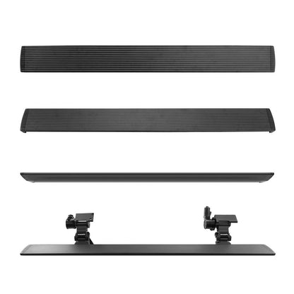 GO RHINO 20443273PC RealTruck Volt Power Running Boards for Toyota Tacoma (2024-2025) Double Cab | Aluminum, Textured Black | 20443273PC | Electric Powerstep & Retractable Steps