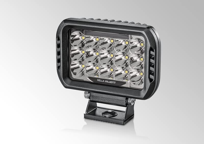 HELLA 358154041 Hella ValueFit 450 LED Series - LED Driving Lamp – Universal Off-Road Light for Pickup Trucks, ATV, SUV, 4x4, Jeep, Tractors / 358154041