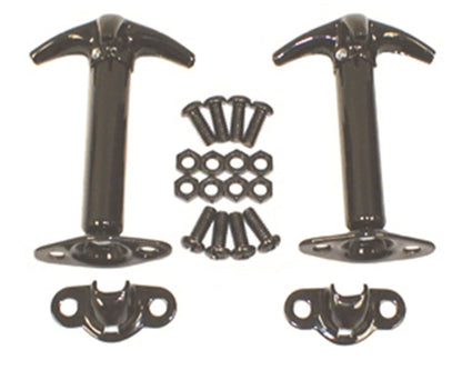 RUGGED RIDGE 11210.01 Rugged Ridge Hood Catch Kit for Jeep CJ/Wrangler YJ - Fits 1941–1995 Models - Durable Construction & Easy Installation