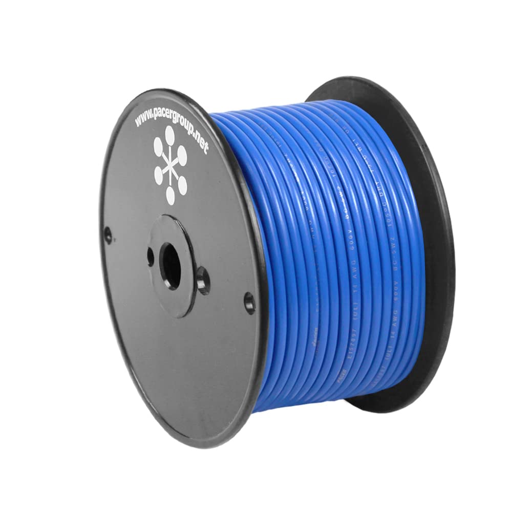 PACER WUL18BL-100 Pacer WUL18BL-100 18 AWG UL BL TC WIRE 100FT RL