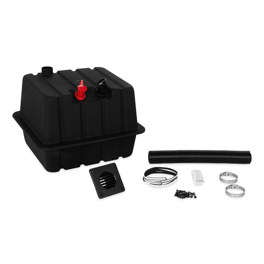 CAMCO 55370 Camco 55370 Vented RV/Marine Battery Box, Double Side-by-Side - Protects Your RV or Marine Battery from Collisions and Contaminants - Holds (2) Group 24 Batteries, Black