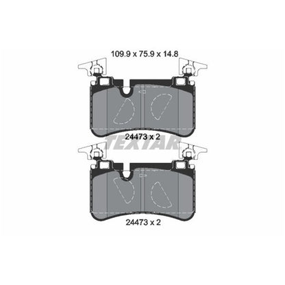 TEXTAR 2447301 Textar 2447301 BRAKE PAD SET