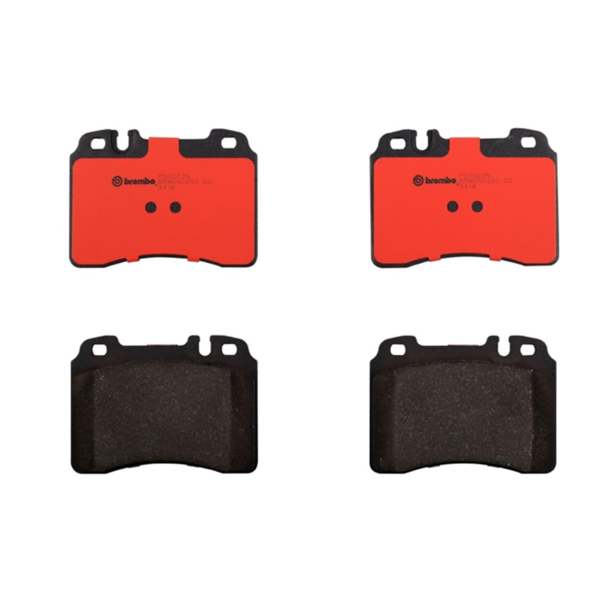 BREMBO P50022N Brembo P50022N Premium Ceramic Front Disc Brake Pad Set MERCEDES-BENZ OE# A0054200120