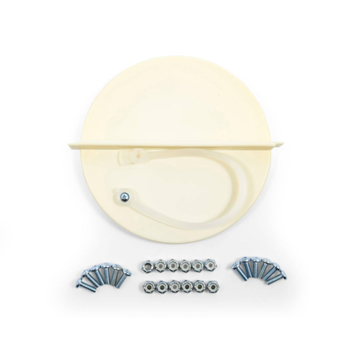 CAMCO 40533 Camco Lid Replacement Cap Kit Tank Cover with 2 Caps Included and Lanyards for Outdoor Spaces, Patio, Garden, and Lawn Use, Beige