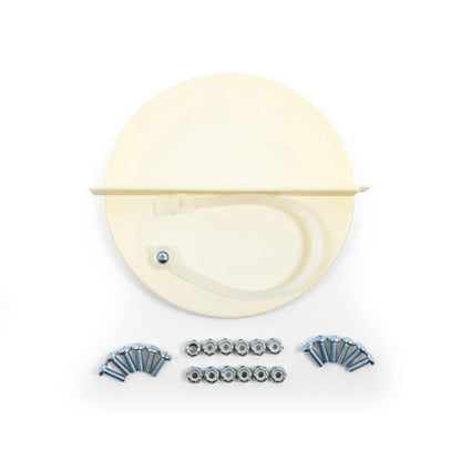 CAMCO 40533 Camco Lid Replacement Cap Kit Tank Cover with 2 Caps Included and Lanyards for Outdoor Spaces, Patio, Garden, and Lawn Use, Beige